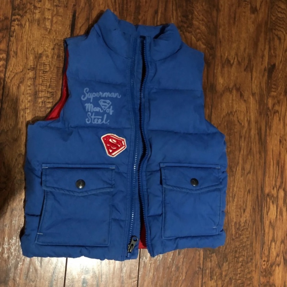**SOLD**GAP Superman vest